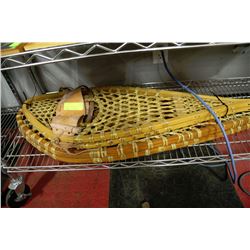 TWO SETS OF VINTAGE SNOW SHOES