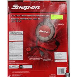 SNAP-ON 30FT METAL CORD REEL W/ LOCKING TOP