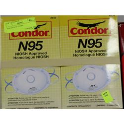 4 PACK OF DUST MASKS