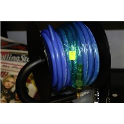 CAMPELL HAUSFELD AIR HOSE REEL & HOSE - APPROX 50'