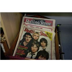 BOX OF 1970'S ROLLING STONE MAGAZINES