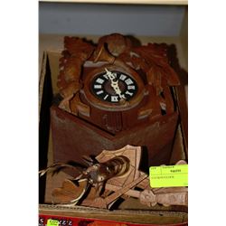 CUCKOO CLOCK MISSING WEIGHT AND PENDULUM