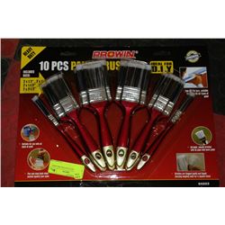 PAIR OF 10PCS PAINTING BRUSHES