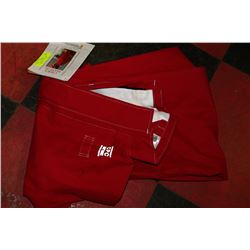 RED CHEMICAL PROTECTION COVERALLS