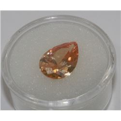 6.50CTS. VVS ORANGE PEAR CUT ZIRCON