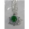Image 1 : WOMENS 925 JADE TURTLE NECKLACE & PENDANT