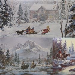 THREE GIORGIA JARVIS LTD.EDITION PRINT