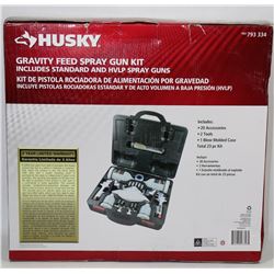 HUSKY GRAVITY FEED SPRAY GUN KIT