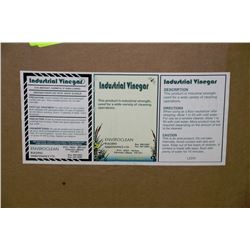 CASE OF FOUR 4L INDUSTRIAL VINEGAR