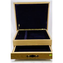 WOODEN BOX FOR SILVERWARE