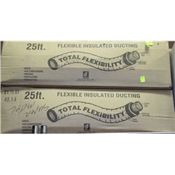 PAIR OF FLEXIBLE INSULATOR DUCTING IN BOX