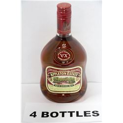 FOUR 750ML BOTTLES OF APPLETON ESTATE JAMAICA RUM