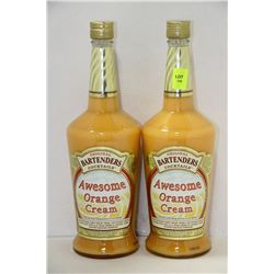 TWO 750ML BOTTLES OF ORANGE CREA,M LIQUOR 12.5%