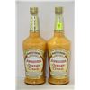 Image 1 : TWO 750ML BOTTLES OF ORANGE CREA,M LIQUOR 12.5%