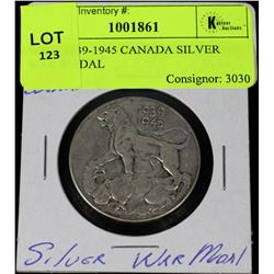 WWII 1939-1945 CANADA SILVER WAR MEDAL