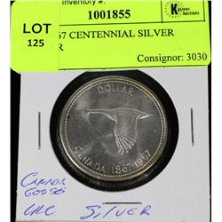 UNC 1967 CENTENNIAL SILVER DOLLAR