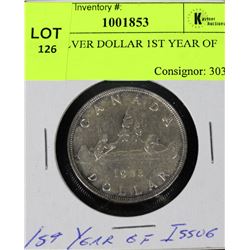 1953 SILVER DOLLAR 1ST YEAR OF ISSUE -