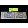 Image 1 : TWO KOREAN WAR US MILITARY PAYMENT NOTES