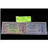 Image 1 : TWO STATUE OF LIBERTY US MILITARY PAYMENT NOTES