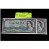 Image 1 : GEM UNC 1954 $1 NOTES CONSECUTIVE S/N X2
