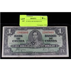 1937 ONE DOLLAR BANKNOTE