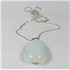 Image 1 : WOMENS 925 LAB OPAL NECKLACE & PENDANT