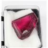 Image 1 : 66.30CTS. FLAWLESS RED TOPAZ