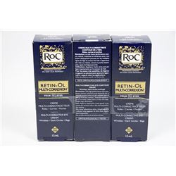 3 PIECE ROC RETINOL MULTI CORRECTION EYE CREAM