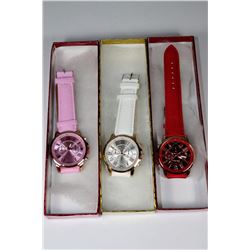 LOT OF 3 NEW GENEVA WATCHES