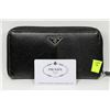 Image 1 : PRE-OWNED PRADA WALLET WITH AUTHENTICITY CARD
