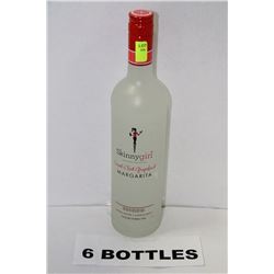 SIX 750ML BOTTLES OF SKINNY GIRL MARGARITA