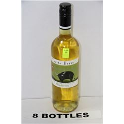 EIGHT 750ML BOTTLES TORITO BRAVO CHARDONNAY