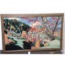 LARGE HANDSTITCHED TAPESTRY