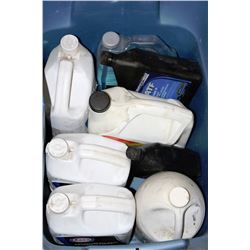 BLUE BIN W/3 FULL 1-GAL. ESSO HEAVY DUTY