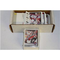 2 BOXES OF VARIOUS HOCKEY CARDS & MARVEL COMIC