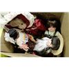 Image 1 : BOX OF PORCELAIN DOLLS