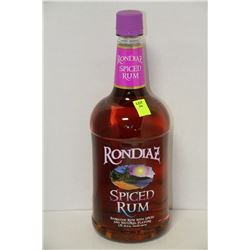1.75 LITRE BOTTLE OF RONDIAZ SPICED RUM 30%