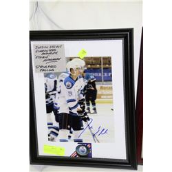 JORDAN EBERLIE GUARANTEED AUTHENTIC AUTOGRAPHED