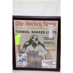 MIKE PALMATEER GUARANTEED AUTHENTIC AUTOGRAPHED