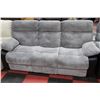 Image 3 : NEW GREY FABRIC RECLINING SOFA AND LOVE SEAT
