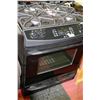 Image 1 : BLACK GE PROFILE GAS TOP CONVECTION OVEN