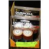 Image 1 : BOX W/2 X 4-PACK (8) "D" DURACEL