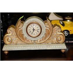 GOLD LEAF/SILVER LEAF DESIGNER CLOCK