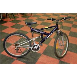 TRIBAL 21 SPEED FULL SUSPENSION MOUNTAIN BIKE