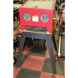 TABLETOP SANDBLASTER WITH STAND