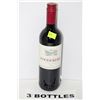 Image 1 : THREE 750ML BOTTLES OF ROODEBERG 2011 RED WINE