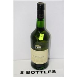 EIGHT 750ML BOTTLES OF CAPE PALE DRY WHITE WINE