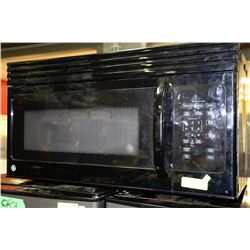 BLACK GE OVER THE RANGE MICROWAVE