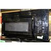 Image 1 : BLACK GE OVER THE RANGE MICROWAVE