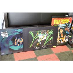SET OF 2 POSTERS & 1 FRAMED PICTURE -